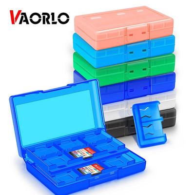VAORLO 24 In 1 Spielkarten Fall Für Nintendo Schalter Oled Tragbare Lagerung Box NS Lite Schutzhülle Hard Shell Zubehör