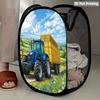 1Pcs Autumn Sunflower Pumpkin Series 6 Pop-Up Laundry Hamper Expandable Mesh Hamper Basket for Room Bedroom Bathroom Organization Contemporary Storage