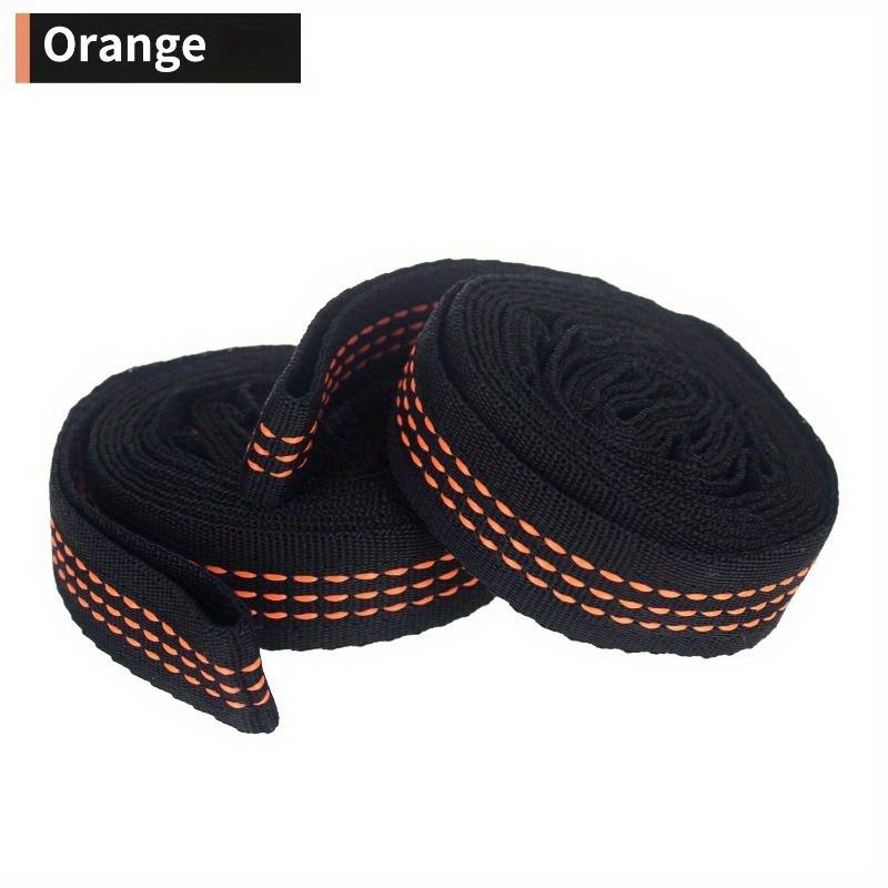 2pcs Hammock Straps, Special Reinforced Polyester Straps, 5 Ring High Load-Bearing Barbed Hammock Straps For Outdoor Camping