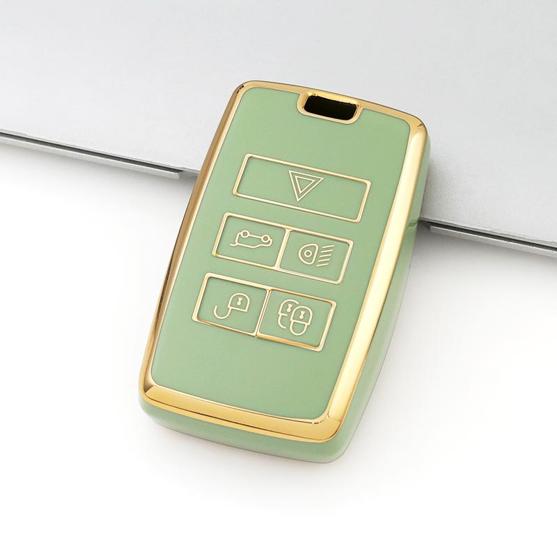 Tpu Shell Fob Car Remote Key Case Cover For Land Rover Velar Evoque Range Rover Sport Freelander2 Discovery Jaguar Xf Xj Xjl Xe