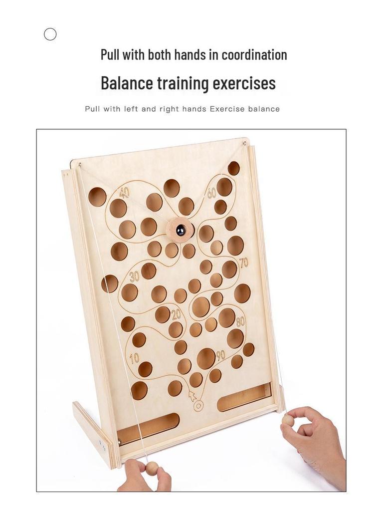 Pirate Themed Wooden Marble Game: Promoting Hand-Eye Coordination and Balance for Children’s Educational Play