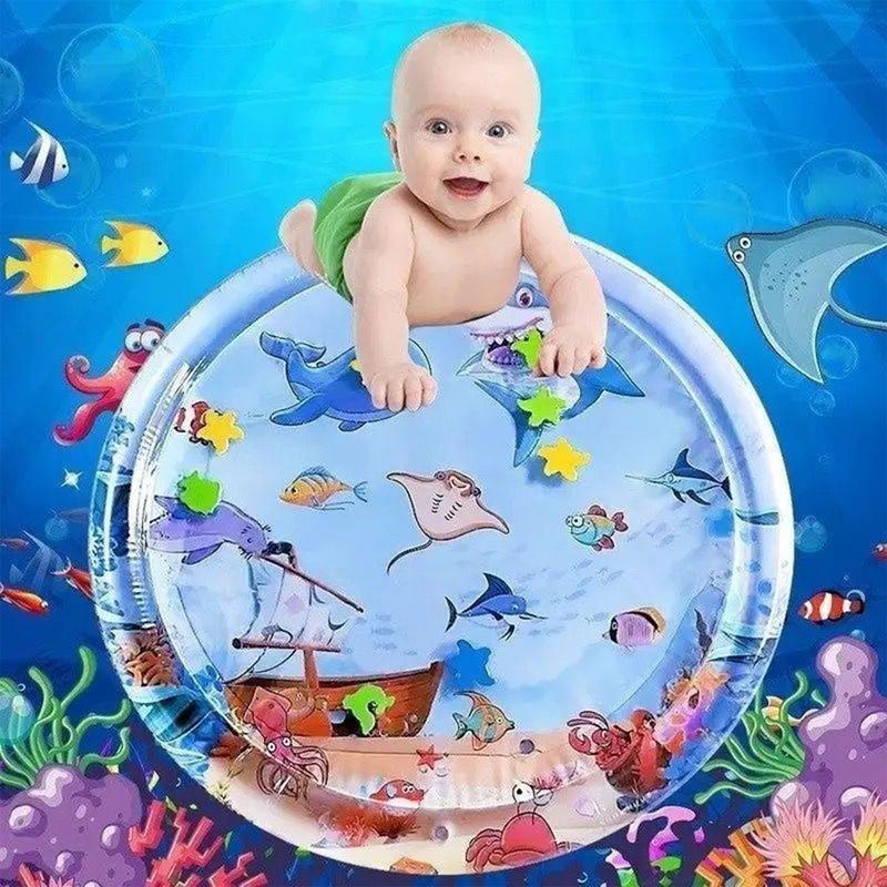 Water Sensory Play Mat For Cats Pet Cooling Mat For Hot Weather Interactive Cat Toys For Pet Cat Dog Play Cool Comfortable