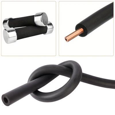 Tubo de Espuma Aislante de Tuberías Aislamiento de Tuberías Absorción de Impactos Tiras de Sellado Resistencia al Frío 1.8/2m