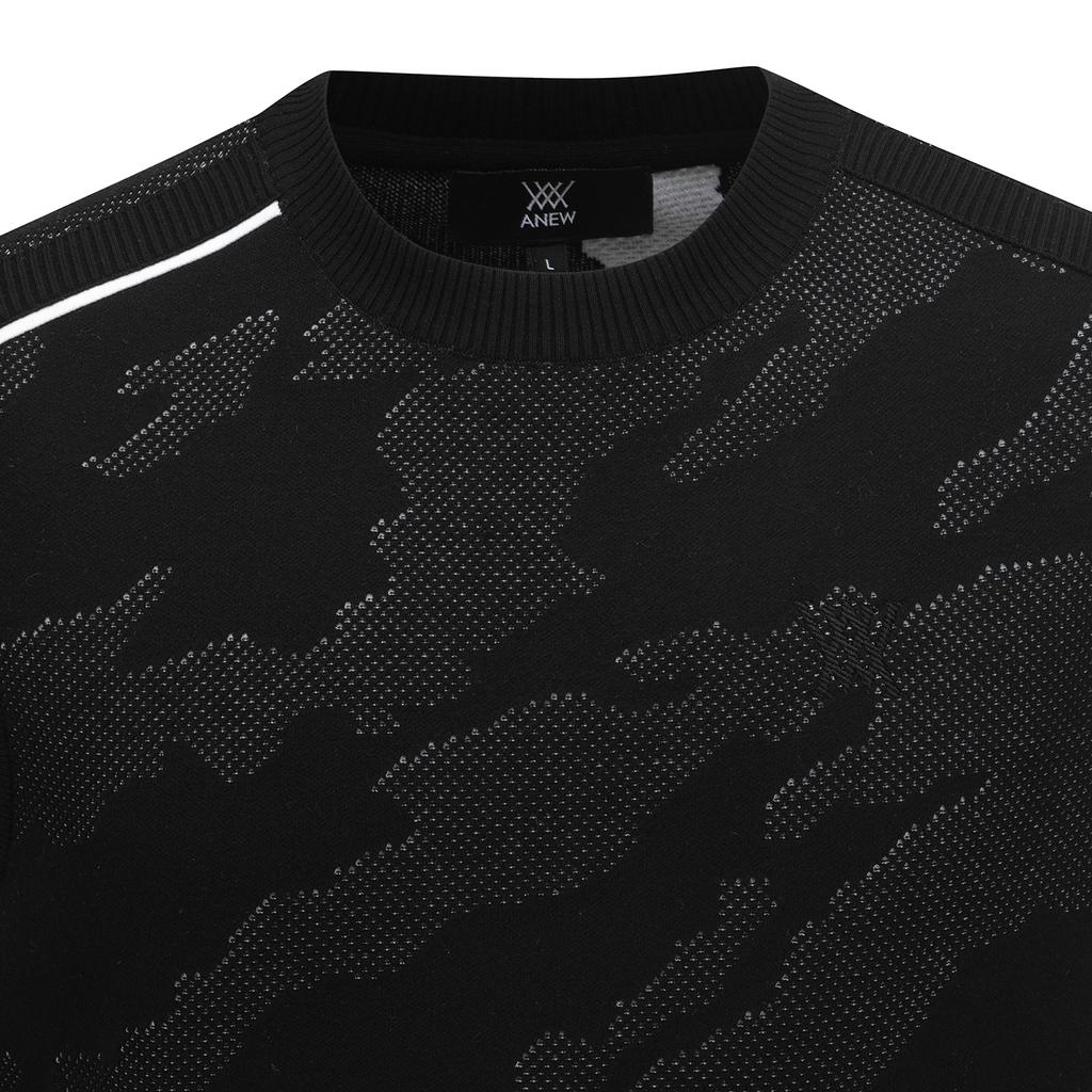 Anew Golf Men Sp Camo Pattern Knit Vest_Bk