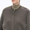 JNBY 2025 Autumn Loose Open-Front Wool Cashmere Knit Cardigan