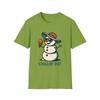 Unisex Softstyle T-Shirt Retro Snowman Sunglasses Beach  Funny Holiday Christmas