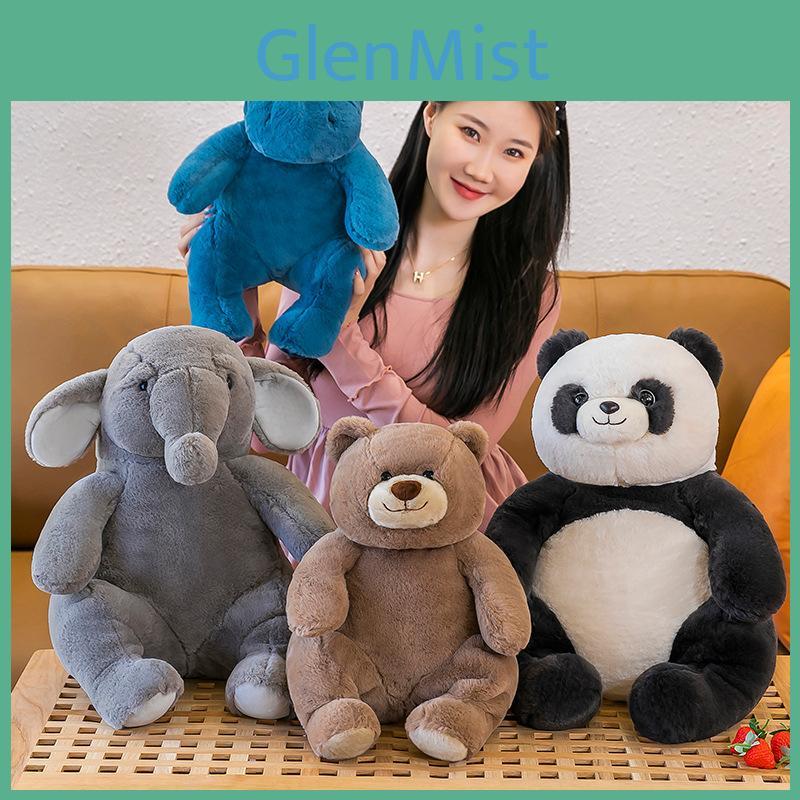 Cartoon Panda Elephant Plush Pillow With Soft Pp Cotton For Kids Room Decor Characters Included)