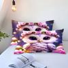 Cute Owl Pattern 3D Printed Duvet Cover Cartoon Animal Style Bedding Set Pillowcases Polyester Soft Comfortable Quilt Cover Set