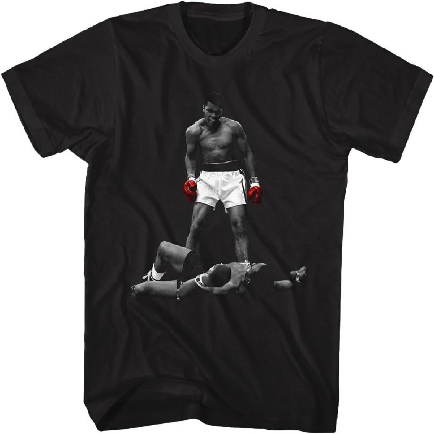 Muhammad Ali Whabam Black Adult T-Shirt Tee S разноцветный