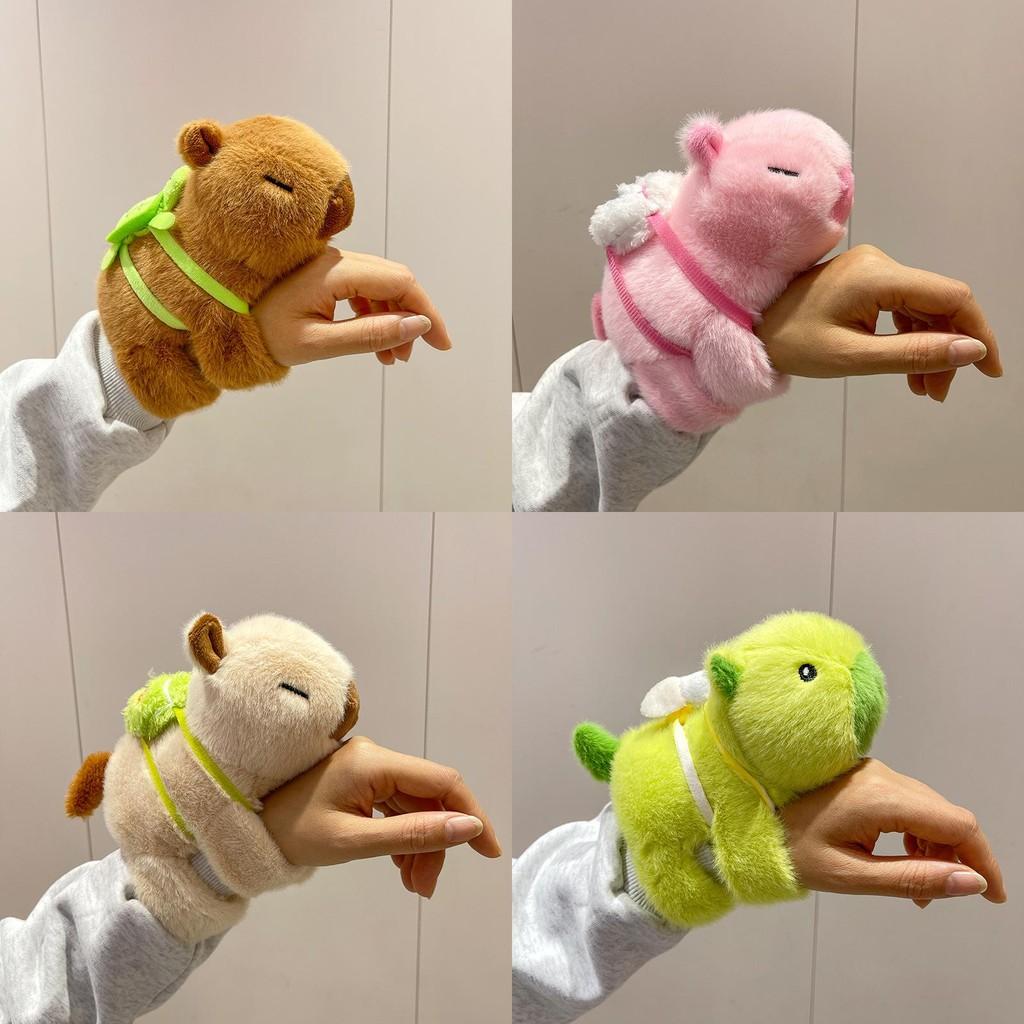Capybara Plush Sweet Wristband Toy Adorable Stuffed Animal Figure With Filling Soft