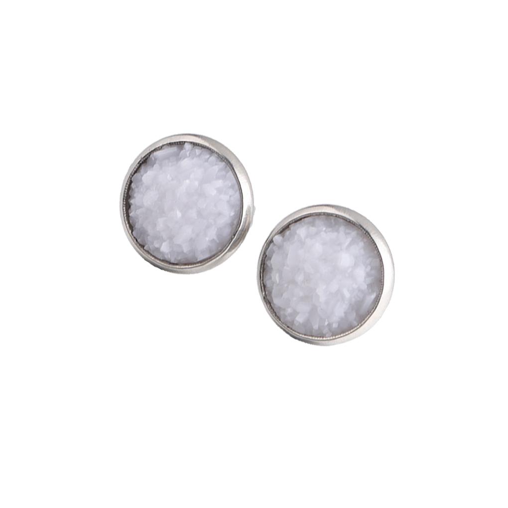 1 Paar Damen Edelstahl Ohrstecker Ohrringe Freundinnen Mutter Geschenke Schmuck Accessoire für Verlobungsfeier