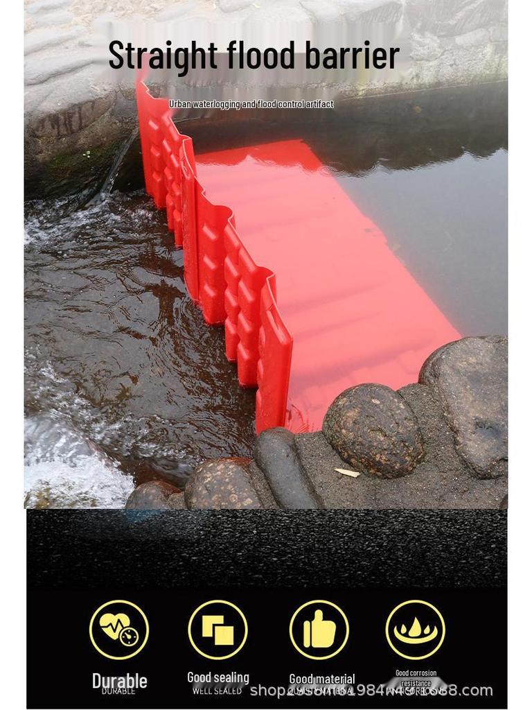 ABS L-Shaped Floodgate: Waterproof Barrier for Shop Entrances and Underground Garage Access
