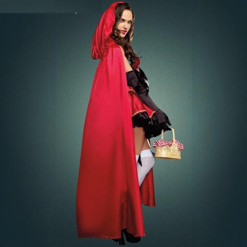 Cosplay the cape queen, stage costume, Halloween Little Red Riding Hood costume