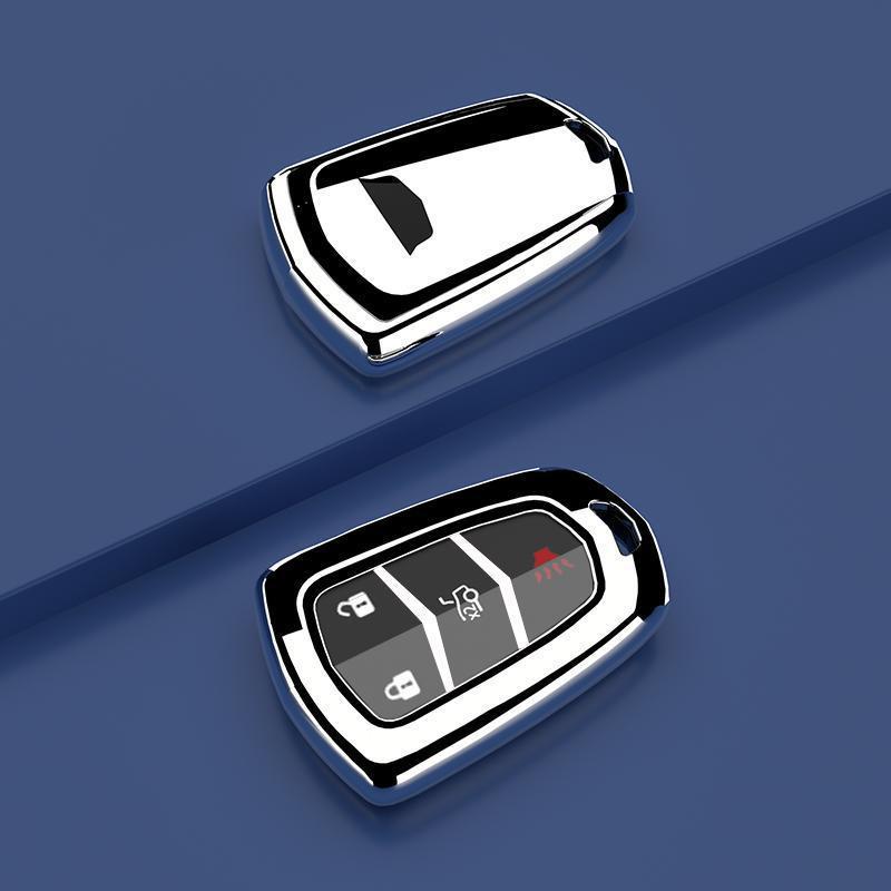 Premium 2023 Cadillac XT4 Key Case with Men's Buckle - High-End Interior Decoration Shell