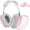 Case Cover for AirPods Max Headphones, Clear Soft TPU Earcup Cover for AirPods Max, Anti-Scratch Transparent Accessories Skin Protector for Apple