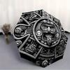 1pc Aztec Calendar Stone Automatic Open/close Umbrella, 8-Rib Sturdy Structure, Portable Travel Umbrella, Parties, Everyday Use, Outdoor Acc