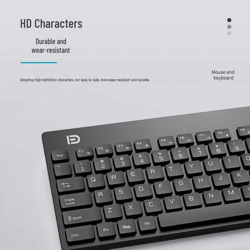 Fude G1500 Wireless Silent Keyboard and Mouse Combo