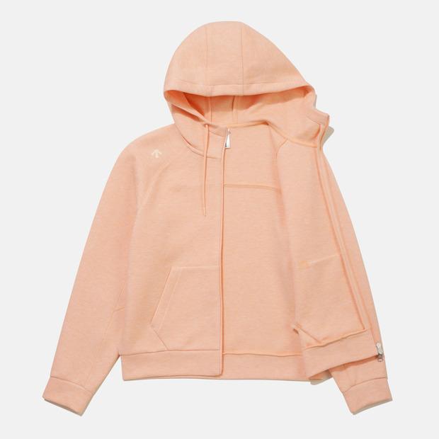Descente Aerofleece Hooded Zip-Up Jacket Coral Sr123Uft14