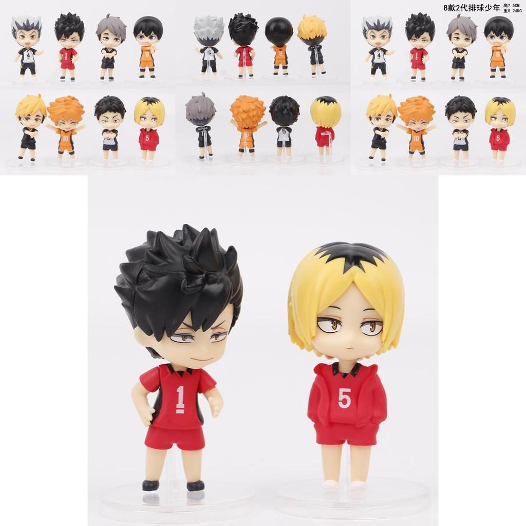Pvc Haikyuu Anime Figure Standing Pose Blind Box Toy Collection