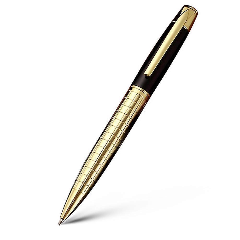 Retractable Twist Metal Ballpoint Pen Black Ink Medium Point 1.0mm  Writing Metal Ball Point Pen for School Business Office