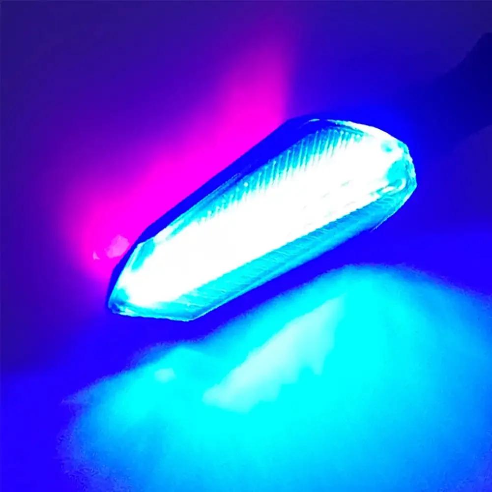 2 Stück Motorrad Blinkerlampe 12V LED Sequentiell Laufende Blinker Kontrollleuchten Fahrlicht Motorrad Rücklichter