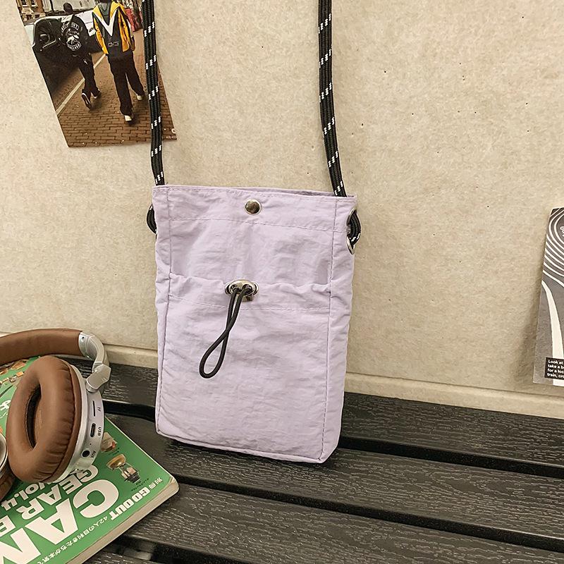 YIRAN ring Zomer en Zomer High-end Niche Lichtgewicht Crossbody Tas Heren Nieuwe Nylon Mobiele Telefoon Tas Dames Mini Schoudertas