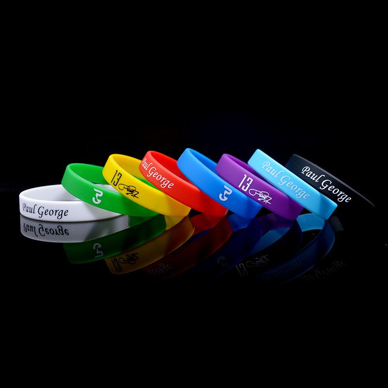 Braccialetti in Silicone da Stella NBA: Kobe, LeBron, Curry, Irving, Durant - Braccialetti per Fan di Basket e Calcio