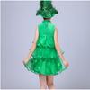 Christmas Children's Costume Girls Christmas Tree Dress Performance Costume Green Elf Kindergarten Performance Costume Little Tree