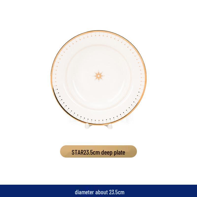 European Style Ceramic Deep Dinner Plate