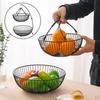 Creative 2-Tier Fruit Basket Bowl Storage Shelf Display Standing Multipurpose for