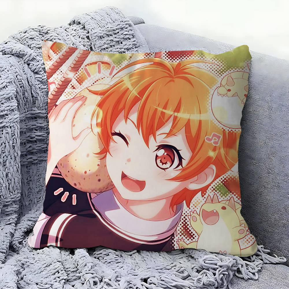 Anime H-Hagumi Kitazawa Personalized Pillow Cover Kids Bedroom Wild Party Decor Pillowcase Kid Birthday Shower Gift