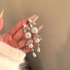 Banquet Protagonist Exquisite Daughter Flashing Zirconium Hollow Earrings Female Light Luxury Niche Exaggerated Earrings Temperament Unique Earrings