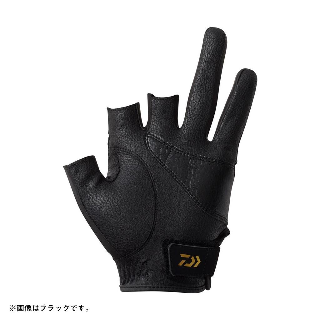DAIWA Fishing Tournament Medium Gloves, Gloves, 3-Piece Cut,