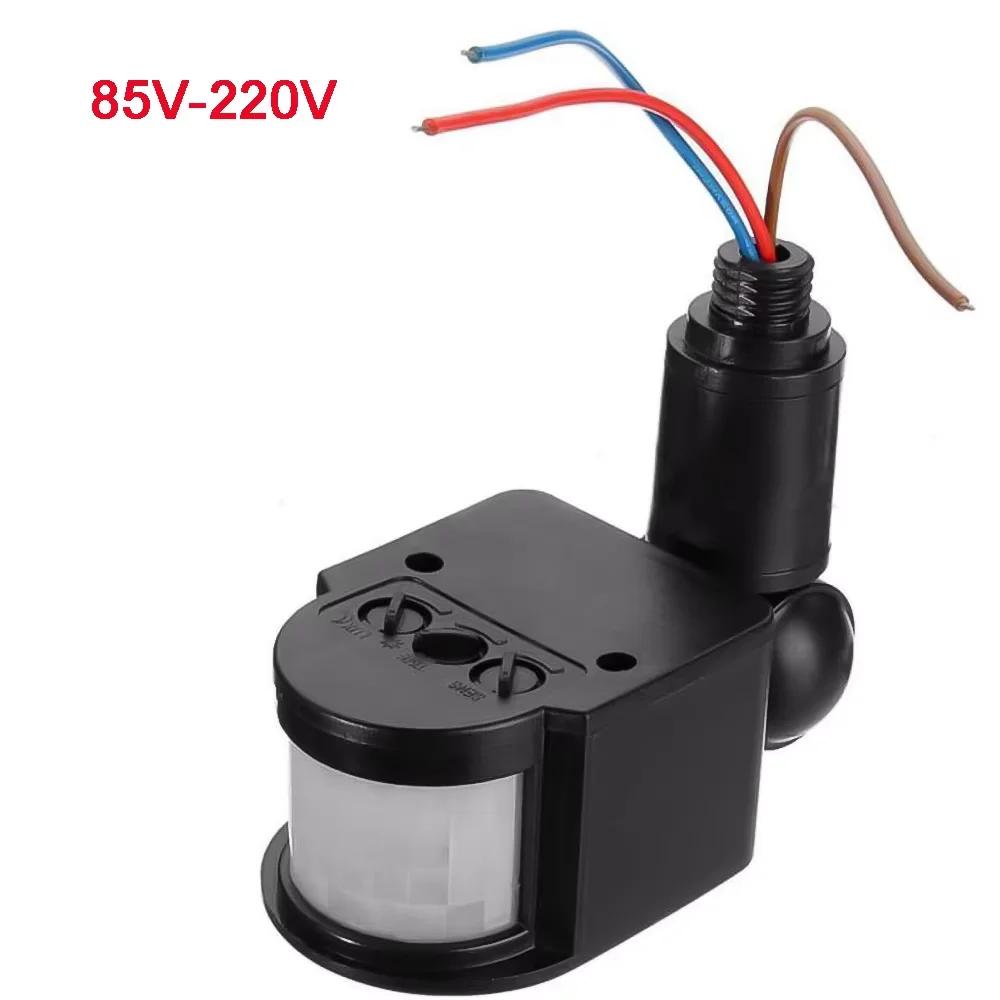 12V 220V Intelligent LED Motion Sensor Ultrathin LED Floodlight Outdoor Waterproof Adjustable Automatic Infrared PIR Movement Motion Sensor Detector