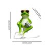 Bathroom Organizer Paper Holder Stand Creative Frog Figure Tissue Roll Dispenser for Wall Mounted Home Decoration