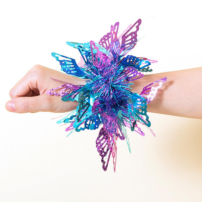 June 1st Cheerleading Wrist Flowers for Kindergarten Dance and Sports Events