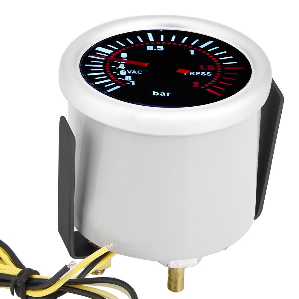 Turbo Boost PSI Gauge Meter 2" Car Universal 12V LED Digital Turbo Boost PSI Gauge Meter PSI Gauge LED Digital Turbo Boost Gauge