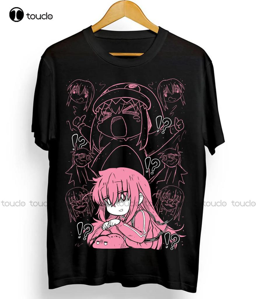Hitori Gotou Bocchi The Rock TShirt Kawaii Funny Yamada Nijika Ijichi Shirt Christmas Gift Streetwear Xs5xl Tshirt