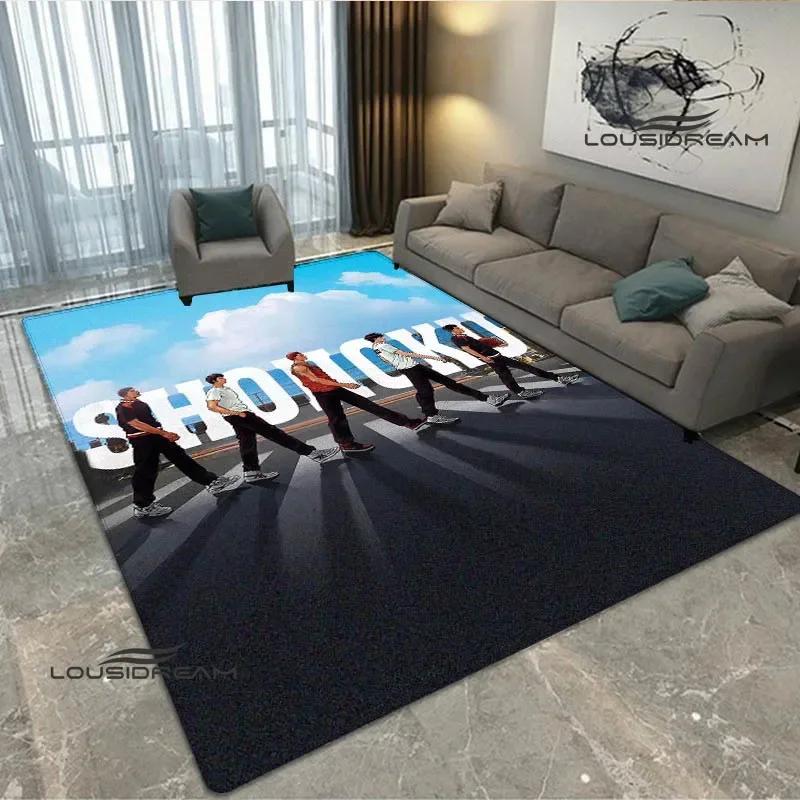 3D Cartoon Slam Dunk printed carpet Non-slip carpet outdoor carpets area rug Home bedroom decor rug for bedroom birthday gift