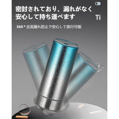 Vlwm Pure Titanium Thermos Water Bottle (200ml) with Double Wall Vacuum Insulation, Lightweight, Antibacterial, and Durable, Compact and Portable for