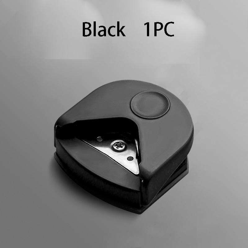 1 st Manuell R4 Rundhörnsstansverktyg med Ergonomiskt Handtag & Säkerhetsspaksmekanism - 4 mm Exakt Stans för Laminerade Kort