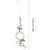 Lovely Small Flower Waterdrop Phone Charm Straps Car Keys Hanging Pendants Y2K Bag Decoration Lanyard Purse Accessories