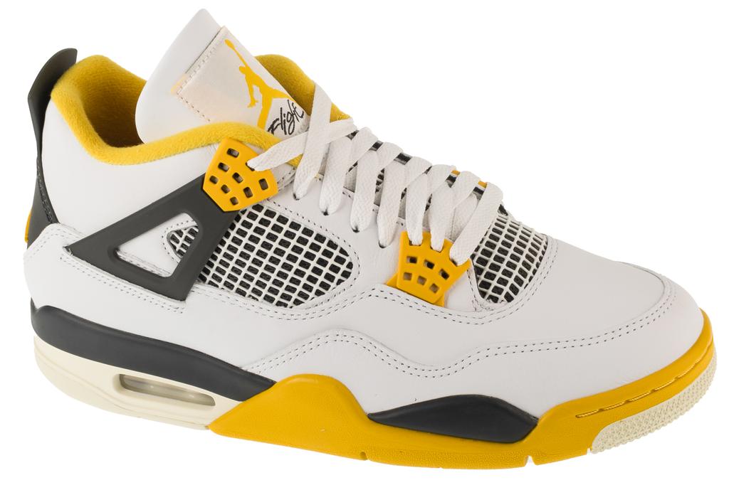 Air Jordan 4 Retro, Womens White Sneakers