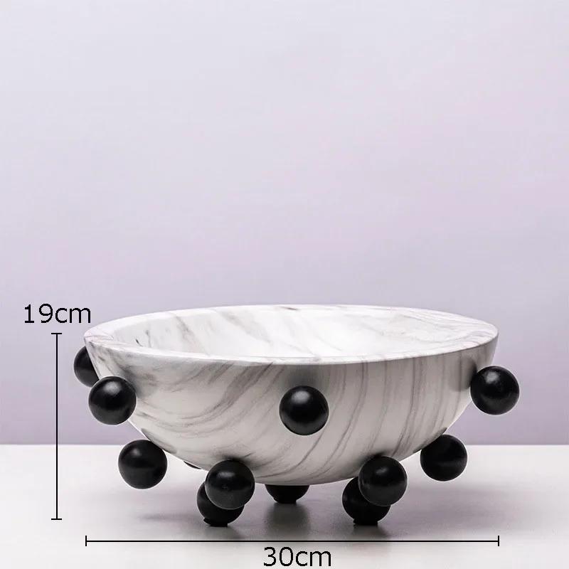 Creative Marble Pattern Abstract Crafts Vase Desk Decoration Artificial Flowers Decorative Floral Arrangement Resin Flower Vases