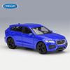 Welly 1/36 JAGUAR F-Pace F-Type Legierungs-Automodell Diecast Metallfahrzeuge Automodell Simulation Sammlung Kindergeschenk Dekoration