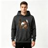 Men Adult Anime Haikyuu Hinata Shoyo Wing Pattern Print Hoodie Casual Loose Long Sleeve Streetwear Hooded Sweatshirt Daily Pullover Tops