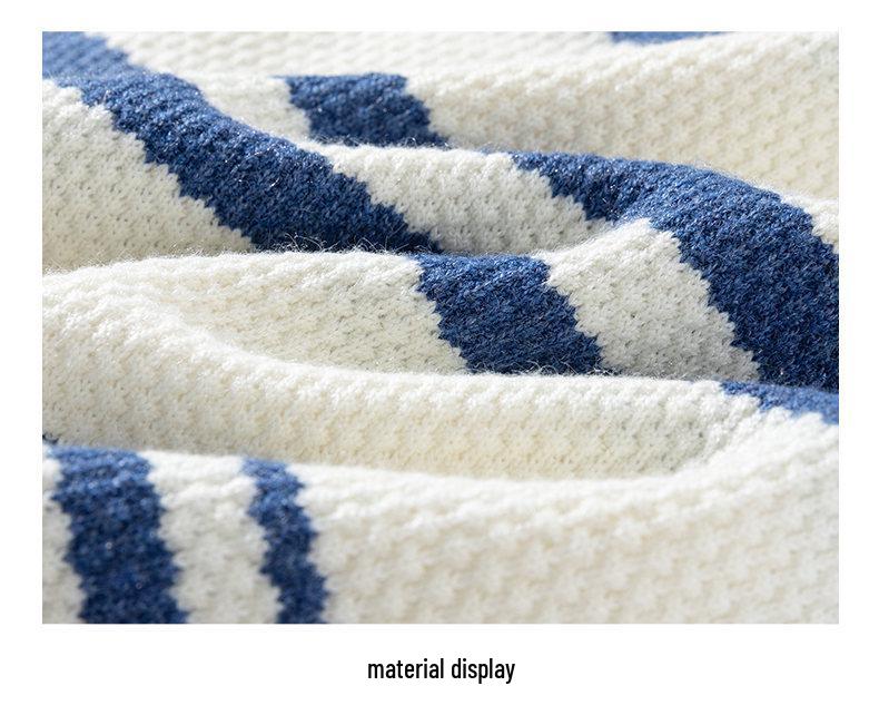 2025 Autumn/Winter Henley Collar Men's Knit Base Layer Sweater