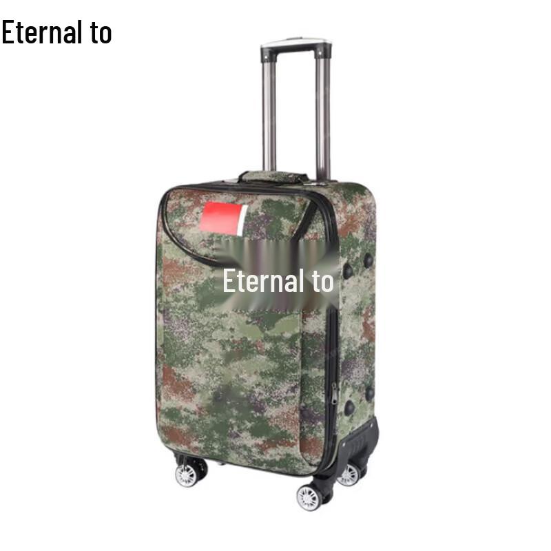 Yongzhi 24-inch Commemorative Camouflage Rolling Suitcase