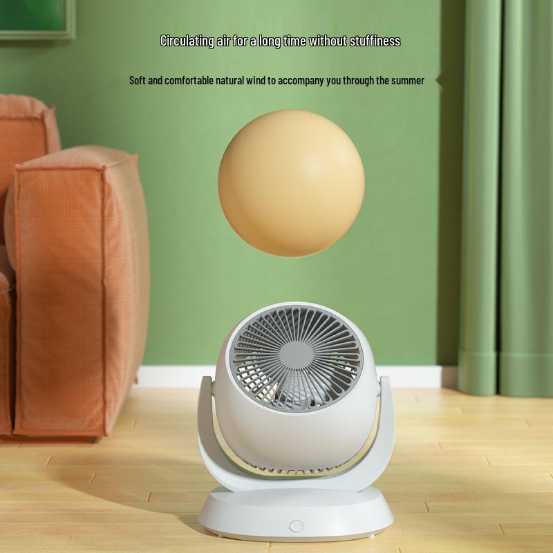 Compact USB-Powered Desktop Air Circulator Fan