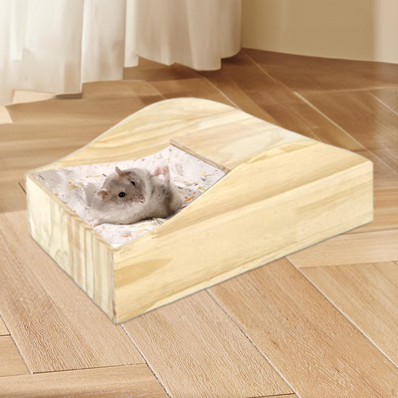 

Песчаная ванна для хомяка, контейнер, легко моется, душевая, деревянный душ для маленьких животных S